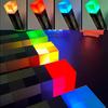 Glowing Wall Torch Lamp Flashlight - USB Rechargeable Night Light, 4 Light Options- Wall-Mounted or Handheld LED Lighting for Kids’ Playroom