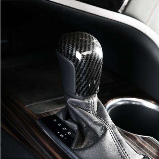 ABS Carbon fiber Car Gear Shift Knob Cover Trim For Toyota Camry 2018-2025
