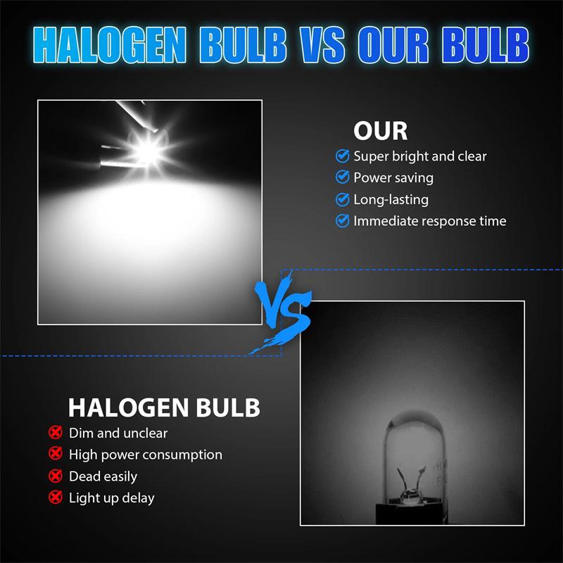 20Pcs Car Led Instrument Lights T4 T4.2 Led Super Bright Auto Panel Gauge Speedo Dash Lamps Dashboard Cluster Bulbs 12V