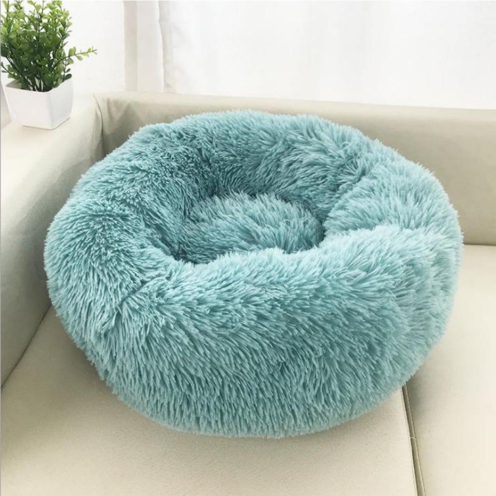 Creative Plush Warm and Breathable Circular Dog Bed Cat Bed Pet Bed Winter Thick and Comfortable Dog Bed Dog Mat Pet Supplies