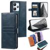 Cover for Xiaomi Redmi 12 5G,12 4G Retro PU Leather Flip Wallet Phone Case Multi Card Slots
