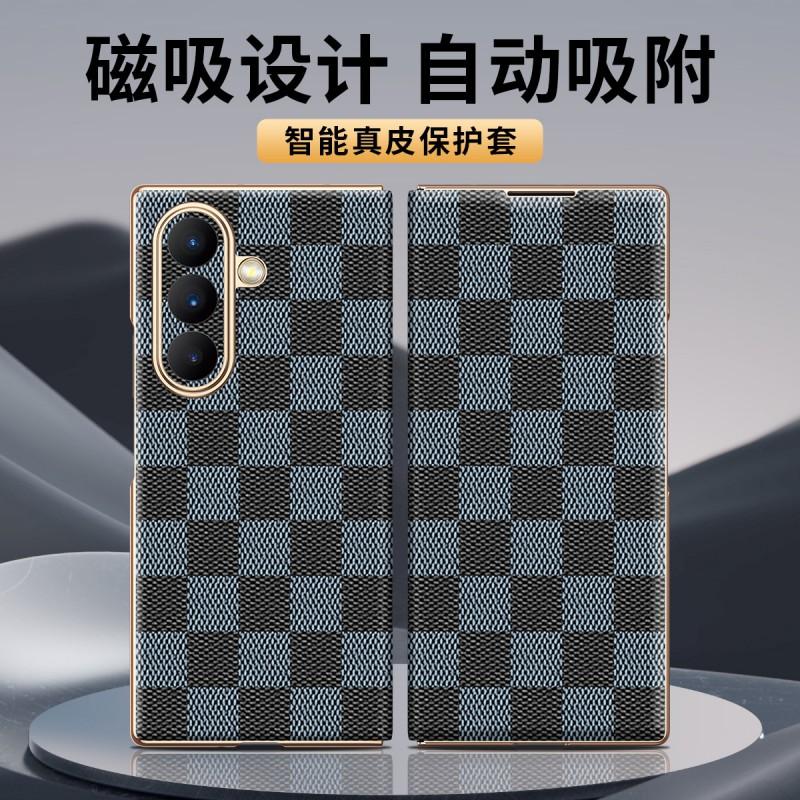 Magnetic Flip Leather Case Galaxy Z