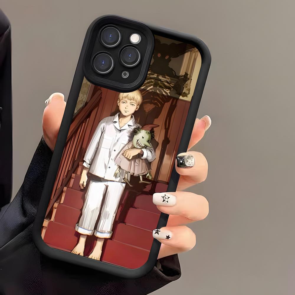 N-Naoki Urasawa S Monster Phone Case For IPhone 17 Air 16 E 15 14 Plus 13 12 11 Pro Max Black Sky Eye Stepped Protective Case