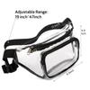 PVC Dámský pas Fanny Pack Taška na opasek Hip Bum Bag Průhledná Transparentní kapsička na hrudi