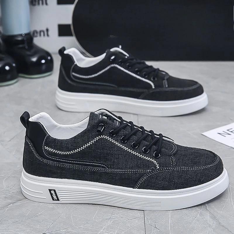 

Chunky Male Shoe Plain Gray Lace-up Non-leather Sneakers New In Designer Luxury Retro Promotion Size 44 Work Men s Casual Shoes 39