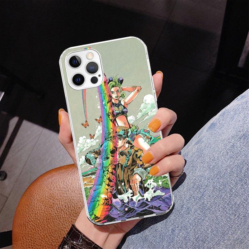 

All JoJo s Bizarre Adventure Phone Case For iPhone 17 Air 16 Pro Max 16E 15 + 14 Plus 11 12 13 Mini 7 8 SE Gift Print Cover Fund iPhone 11