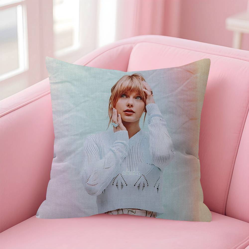 T-Taylors Swifts Personalized Picture Text Home Decorative Pillows Household Gifts 45X45Cm