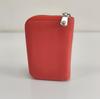 Best-Selling Women's Cowhide Zipper Accordion Card Holder with Multi-Card Slots