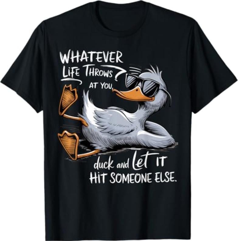 Funny Duck Graphic Tees Funny Quote Gift T-Shirt S разноцветный
