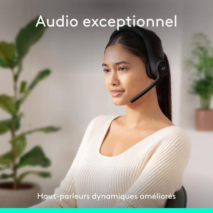 Casque - Sans fil - Logitech - Zone 300 - Bluetooth - Anti-parasite - Noir