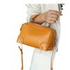 Kleine Messenger-Tasche aus weichem Leder, modisch, vielseitig, mit einer Schulter, Leder, für Damen, tragbare kleine quadratische Tasche aus Rindsleder der ersten Schicht