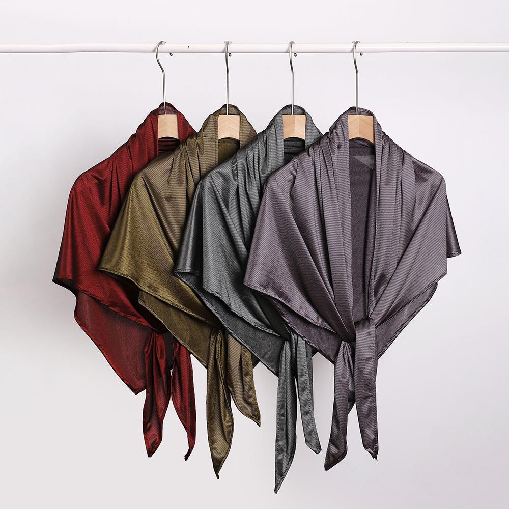 New fashion, women's knitted headscarf, bright silk wide-brimmed design headscarf