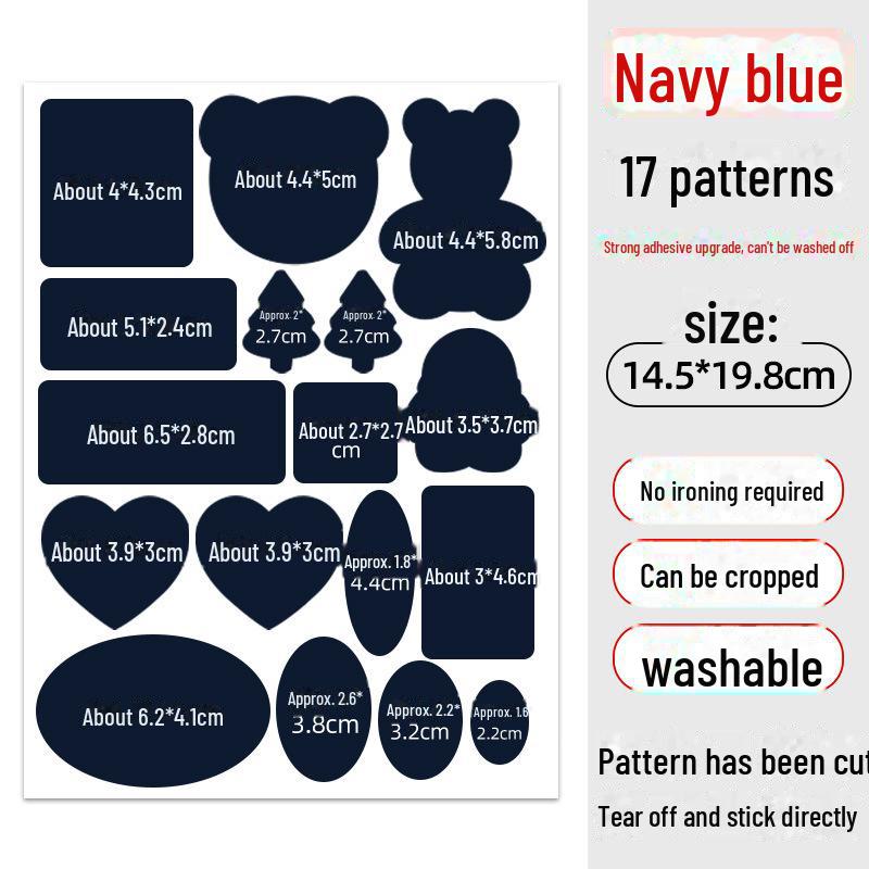 High-End Washable Self-Adhesive Down Jacket Repair Patch