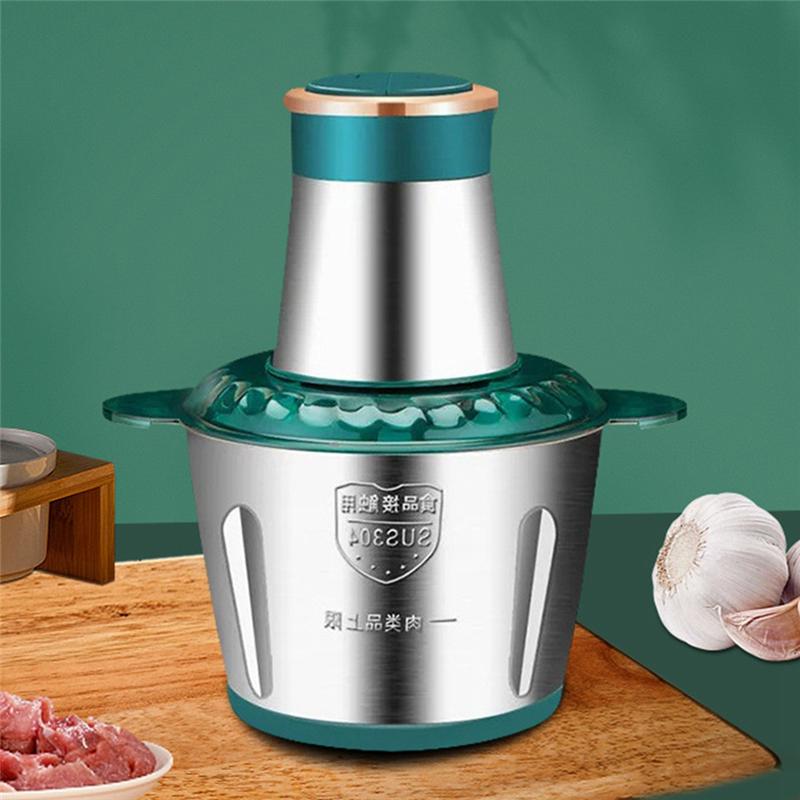 1 PCS Electric Meat Grinder 3L Blenders Multifunction Vegetable Chopper Slicer Household Grinder