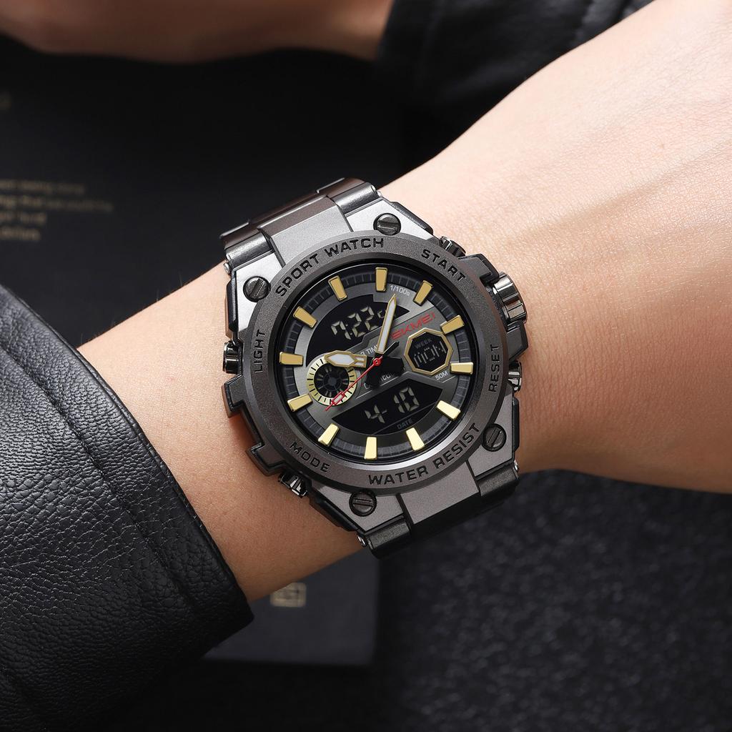 Electronic Watch Multi-functional Luminous Waterproof Outdoor Sports Electronic Watch Male