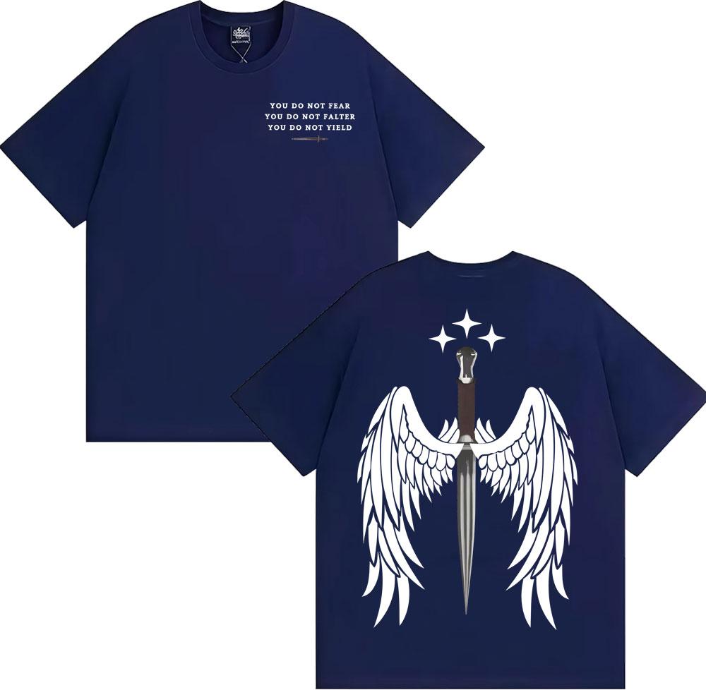 Limited Bat Boys Azriel Shadowsinger T Shirt Men's Clothing Harajuku Vintage Graphic T Shirts Male Summer Tops Short Sleeve Tees