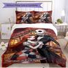 3pcs Duvet Cover Set (1*Duvet Cover + 2*Pillowcase, Without Core), The Nightmare Before Christmas Print Soft All‑Season Bedding Set, Home Bedroom Deco