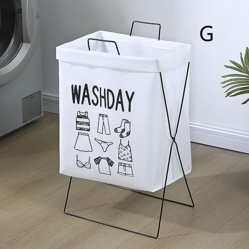 

1Pc Large Capacity Laundry Hamper With Handle Foldable Dirty Clothes Basket Portable Storage Bag For Bedroom Foldable Box