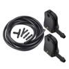 Fits Mercedes W638 Sprinter & SsangYong Rodius MK1: Windshield Wiper Arm Washer Nozzle.