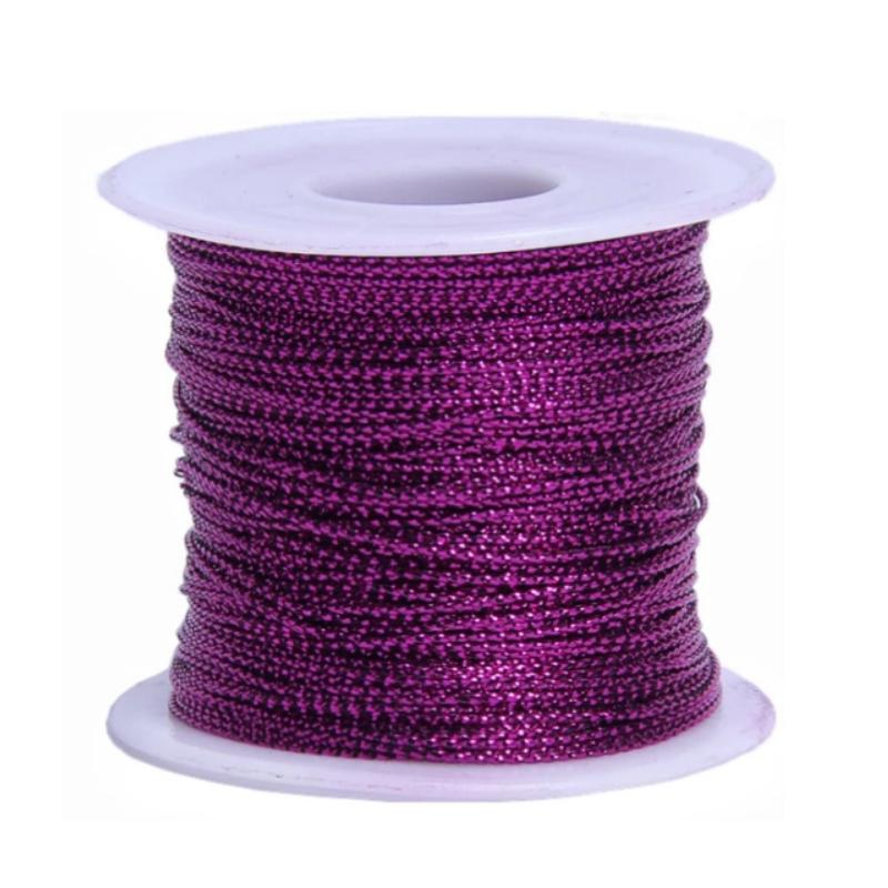 

100meters/roll 1mm Round Nylon Beading Cord Thread Polyester Rope String For Hairpin Bracelet Necklace Findings Jewelry Making