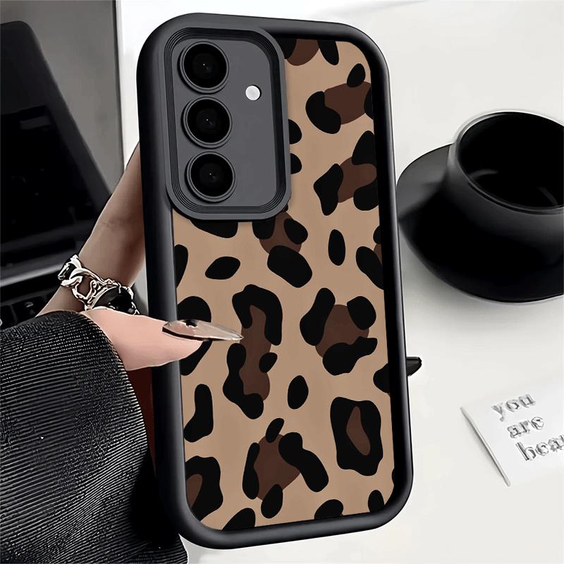 Phone Case for Samsung Galaxy A17 A16 A15 A14 A13 Leopard Print Trend Desgin A56 A36 A26 A55 A35 A25 A54 A34 A24 A53 A33 A23 A07