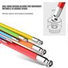 Premium hex wrench set, featuring multi-colored long-arm ball heads, T-handles, and chrome vanadium steel construction.