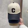 Buchstabe C Farblich passende Schirmmütze Kinder Frühling und Herbst Ins Mode vielseitig Streetstyle Paar Baseballkappe