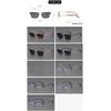 Retro Half-frame Sunglasses for Men Women Small Face Artifact Temperament Fashion Glasses High-quality Pop