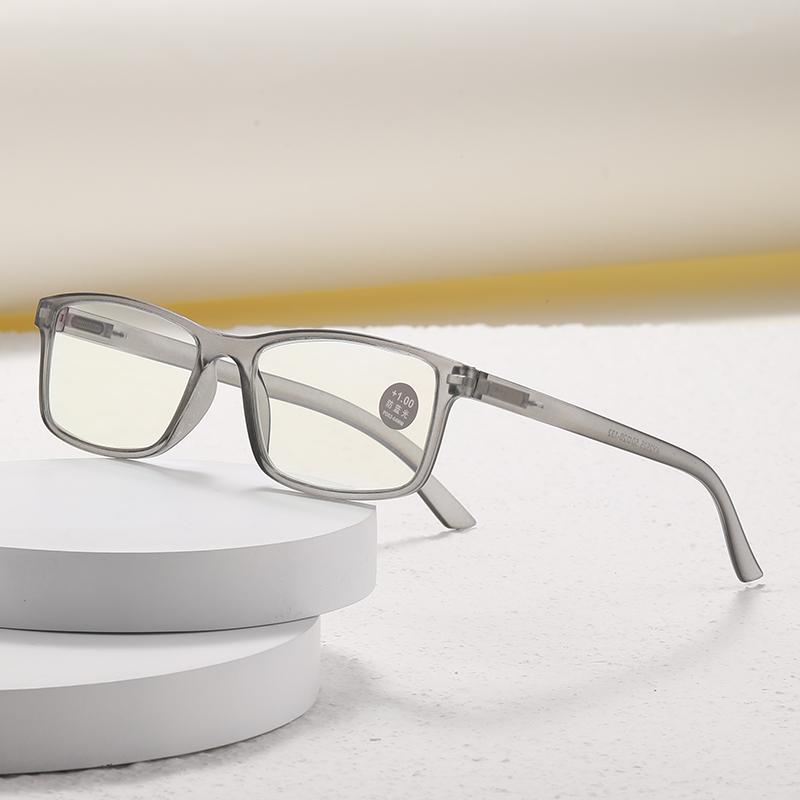 

Новые Ретро Квадратные Очки для Чтения Женские Пластиковые Очки Компьютерные Гиперметропия Пресбиопия Маленькая Оправа Коррекционные Линзы Мужские +1.0 +1.5 +100