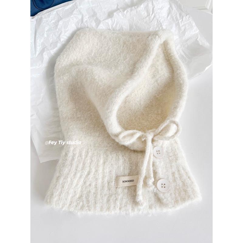 Balaclava New Autumn and Winter Warm Hat Scarf Integrated Woolen Hat