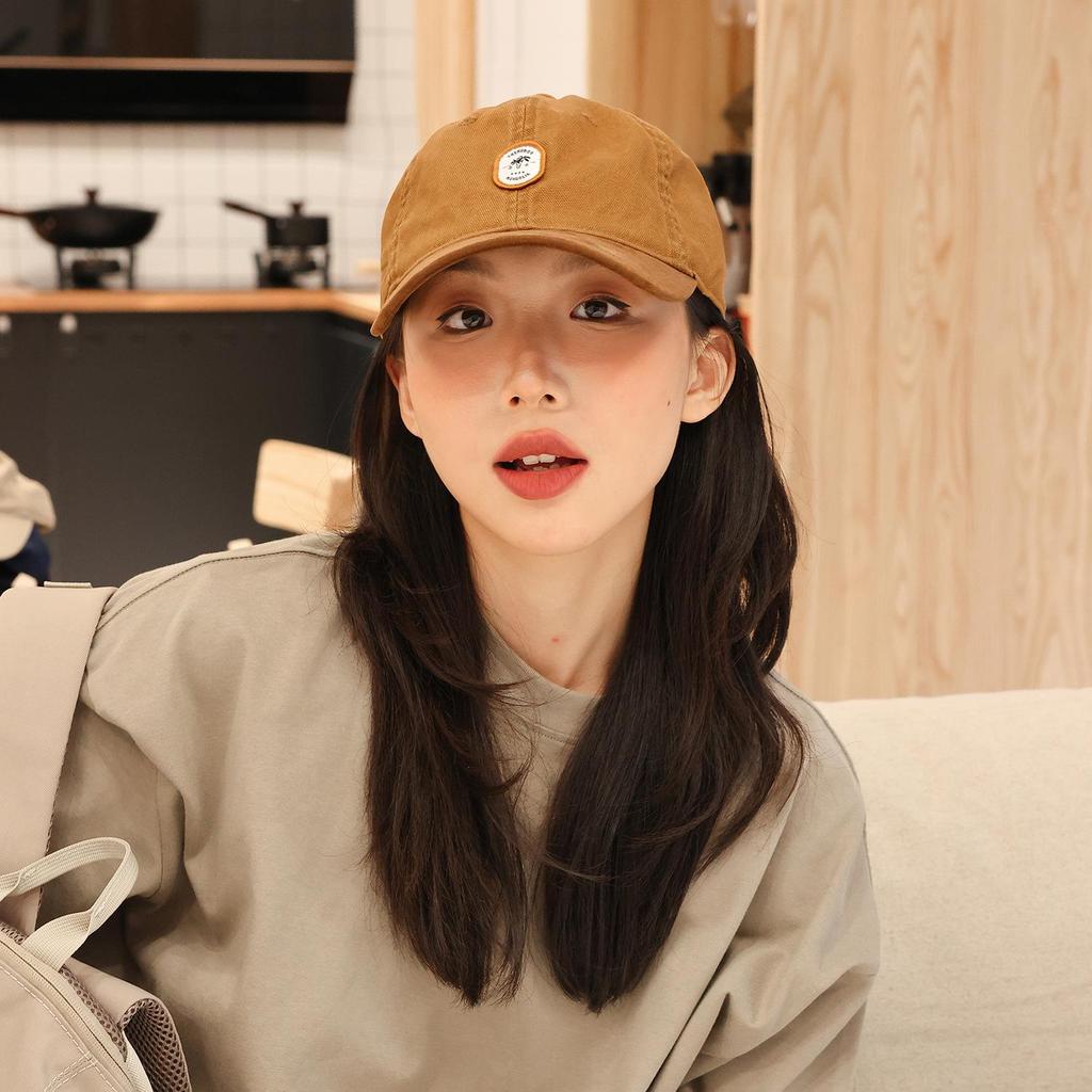 2024 Suede Contrast Duckbill Sun Visor Cap - Trendy Unisex Summer Hat for Sun Protection