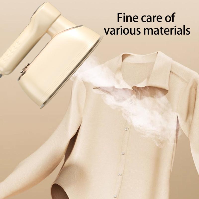 Travel Garment 1200W Portable Iron LCD Display Fast Heating Handheld Wrinkle Remover for Clothes Home Dorm