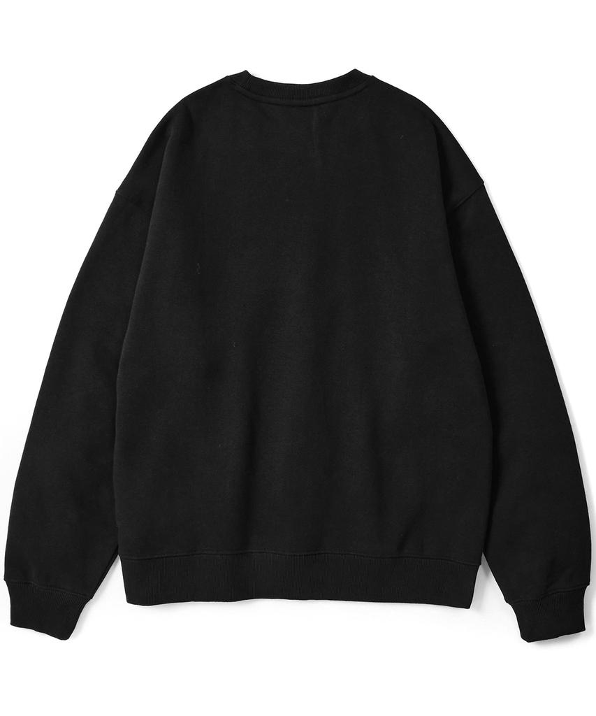 KULTE A-College Crewneck Black