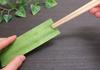 Yoshii Shoji Made in Japan Yoshino Cedar Toshihisa Chopstick Bag Disposable Chopsticks 24cm 100 servings Light Grass Color Kaiseki Restaurant YOS-051