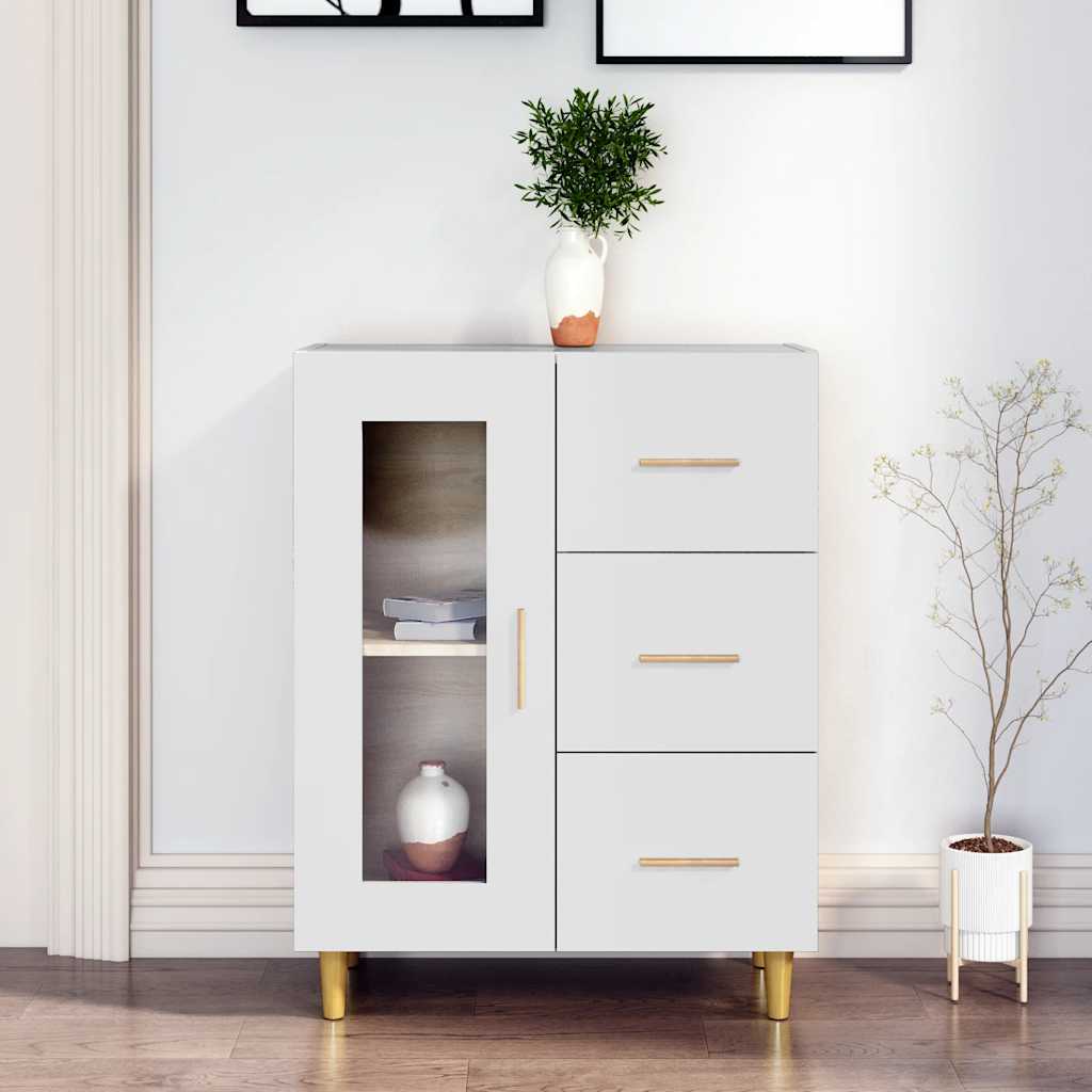 vidaXL Sideboard Weiß 69,5x34x90 cm Holzwerkstoff