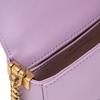 New PINKO Click Series Cow Leather Envelope Bag, Crossbody Bag, Shoulder Bag Mini Women's Purple 100069-A0F1-Y13Q