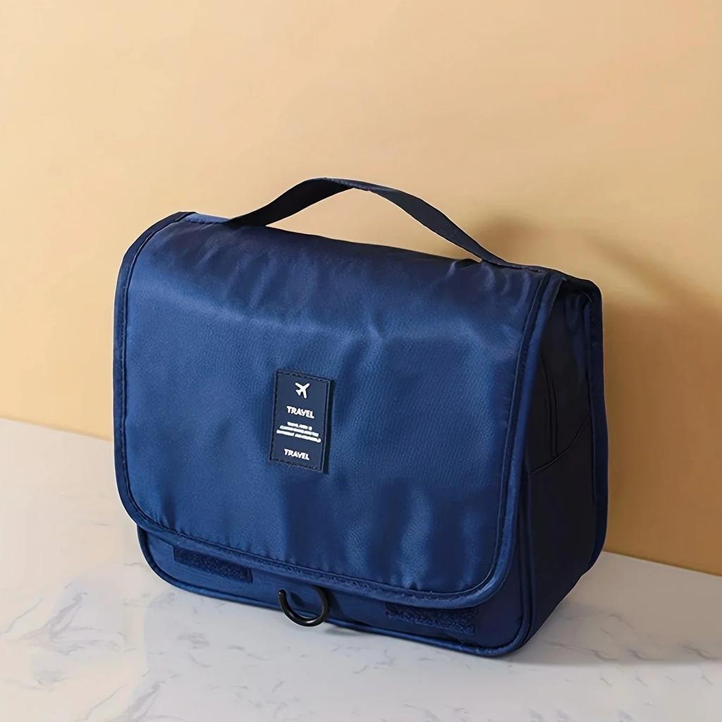 Travel Multi Functional Hanging Makeup Bag With Hanging Washable Bag Large Capacity Dry Wet Separation Handheld Storage Bag