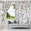 2Pcs Blackout Curtains Fresh Flowers Plants Leaf Bedroom Living Room Darkening Thermal Insulated Grommet Window Curtain Drape