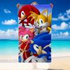 Quick Dry Beach Towel Sonic Pattern, Lightweight Absorbent Towel for Pool Beach Vacation Use