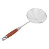 Spider Strainer 304 Stainless Steel Skimmer Ladle Pasta Strainer Spoon with Wooden Grip for Cooking and Frying Kitchen Utensil