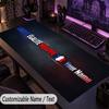 Custom Text Big Mousepad, Extended Desk Pad For Laptop Work GameFrance national football team