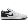 Jordan Air Jordan 1 Slip Resistant Abrasion Resistant Low top Vintage Basketball Shoes Men's White Black 553558-132(Team181-)