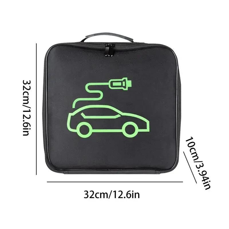 Borsa Cavi Jumper Batteria Auto Elettrica per Cavi di Ricarica Cavi Tubi Antincendio Veicoli Elettrici Ricaricabili Pistole Organizzatore di Stoccaggio