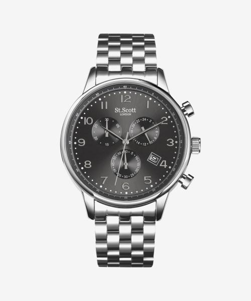 [Св.. Скотт Лондон] Св. Мужские металлические часы Scott London Chronograph ST5109M ST5109SGS