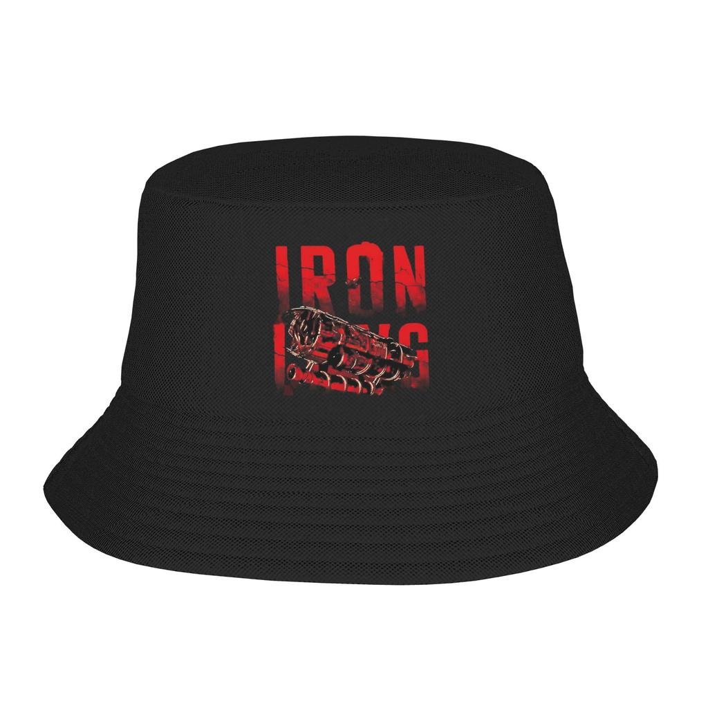 Iron Lung Bold Title Bucket Hat Spring Casual Fisherman Hats For Unisex Portable Beach Travel Caps Hip Hop Design Visor Hats