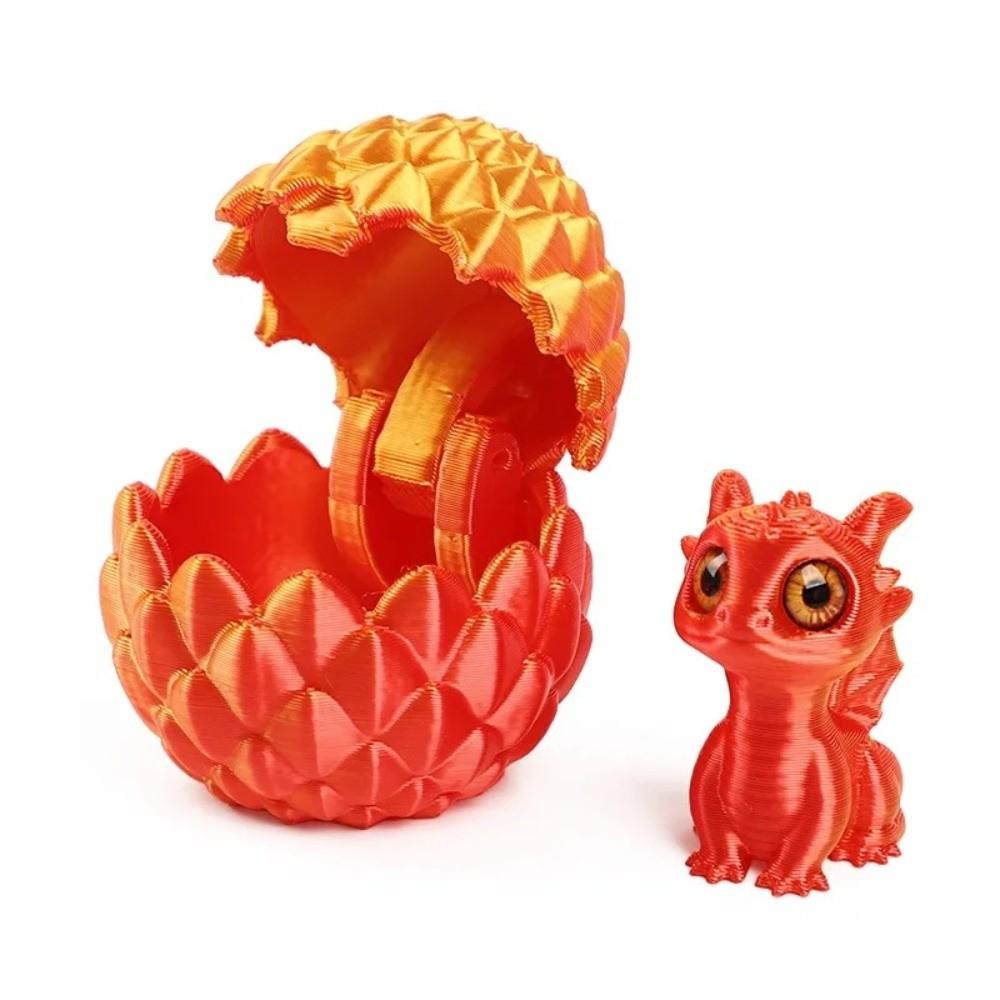 Cute 3D Printed Dragon Egg Creative Artistic Dragon Egg Statue Office Ornaments