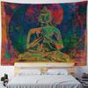 Bohemian Hippie Starry Sky Buddha Art Tapestry - Wall Hanging Lotus Blanket Background Poster for Sofa Cover