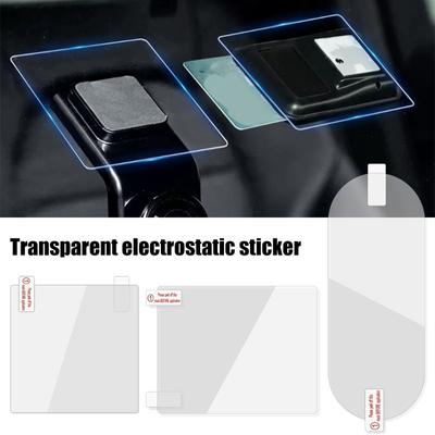 For Dash Cam ETC Accessory Set Static Sticker Car Transparent Windscreen Decal For 3M Film Bracket Dash Cam Stickers