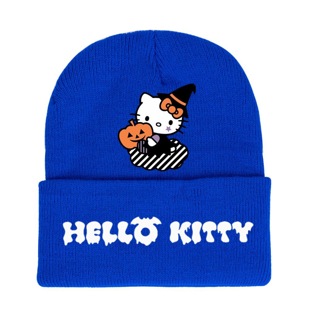 Halloween Printed Knit Cap For Winter Teens And Cartoon Enthusiasts