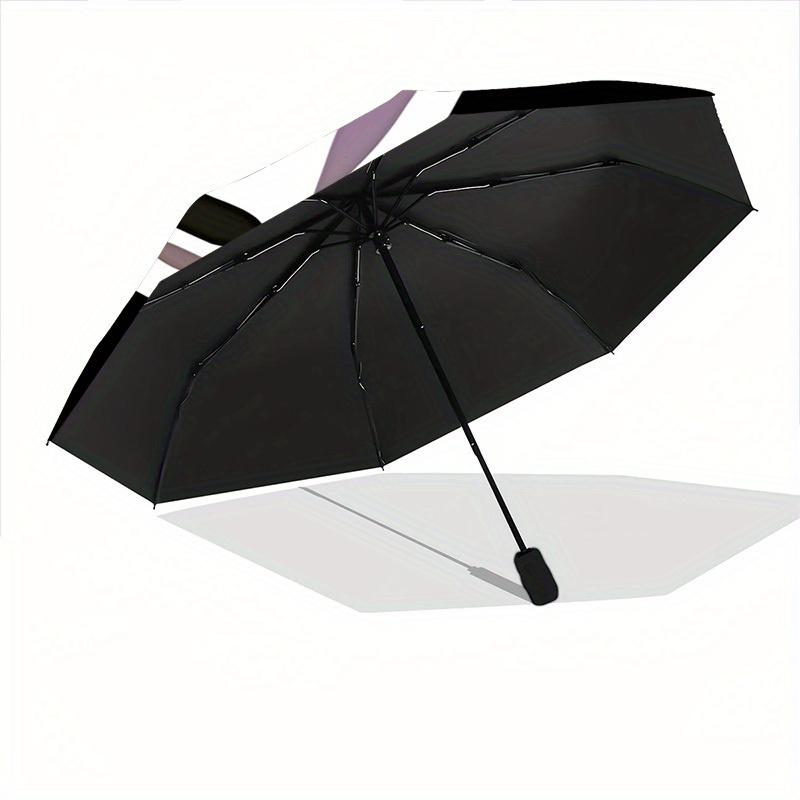 1pc Manga No-Face Windproof Automatic Umbrella, Lightweight for Women/Men, Perfect Christmas Gift A0811248